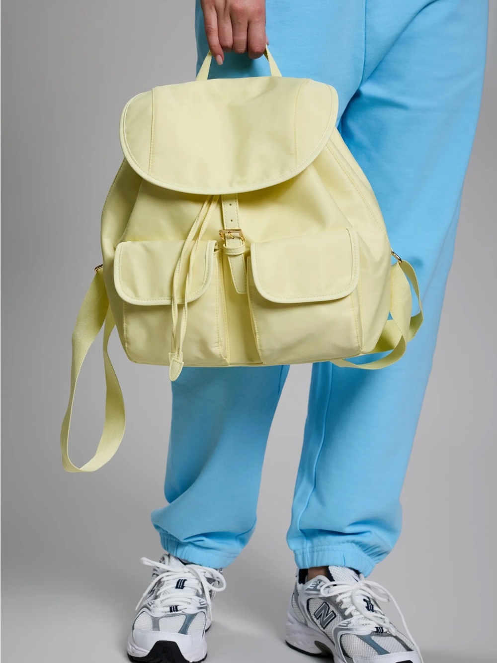 NWT Year of Ours Buttercream Yellow Backpack